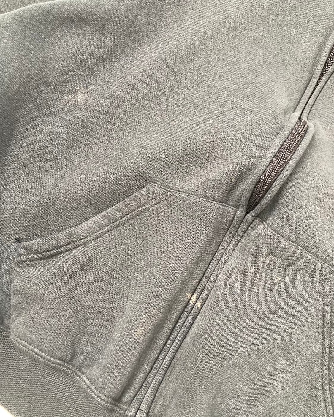 90s Russell Zip Up Hoodie (black) 상품이미지9