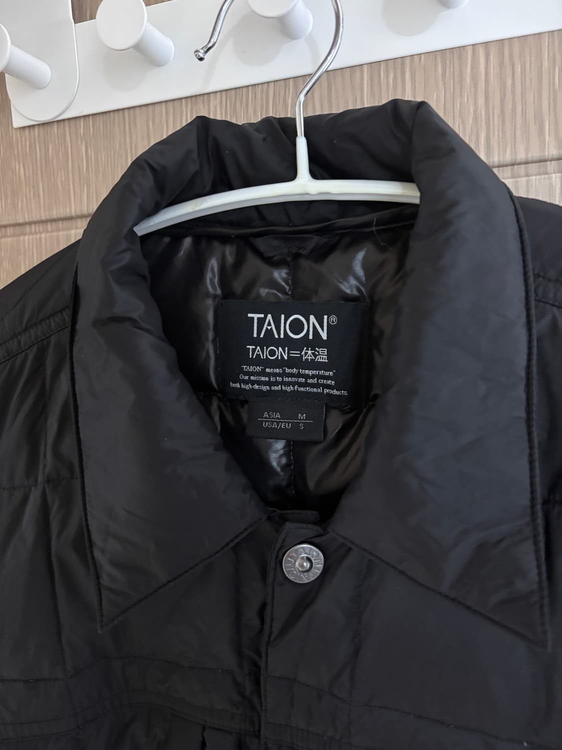 Taion 타이온 트러커 다운 자켓 블랙 M 상품이미지2