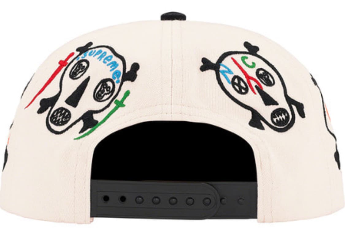 Supreme x Clayton Patterson 스컬스 5패널 캡 상품이미지2