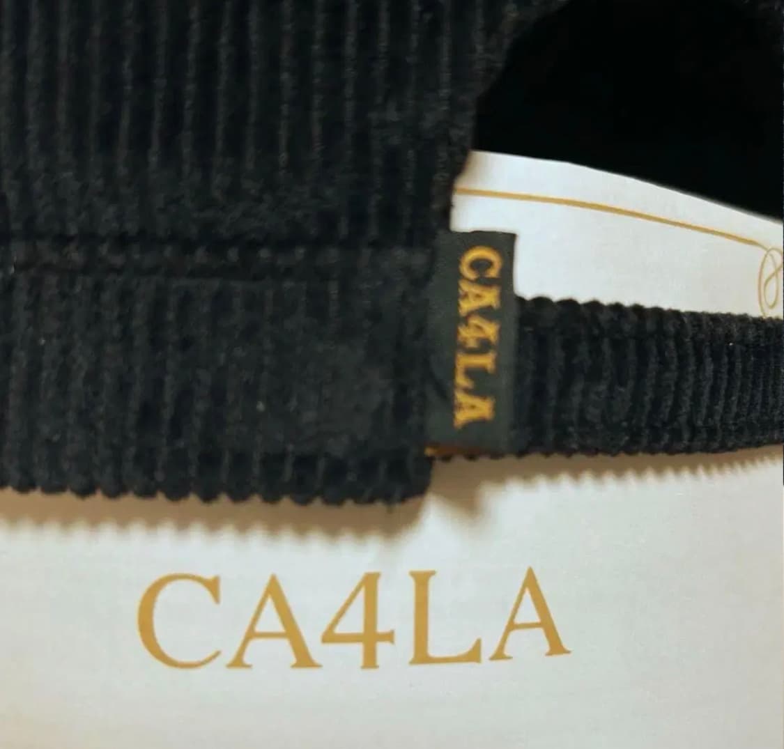 CA4LA 헌팅 캡 블랙 코듀로이 상품이미지3