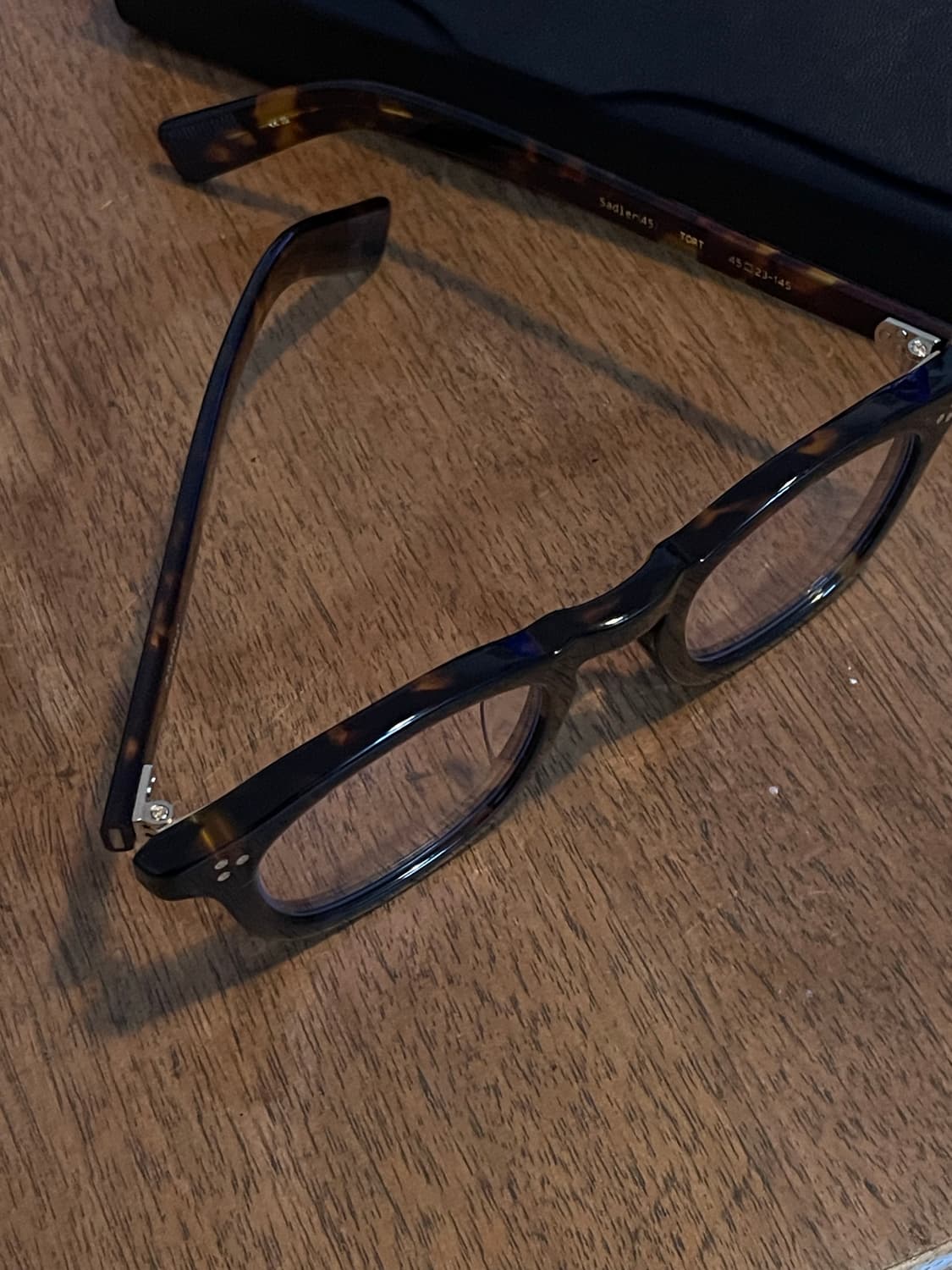 Eyevan 아이반 새들러 45사이즈 톨토이즈 거의 새상품 상품이미지4