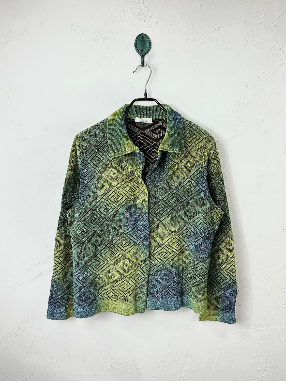 DUSOL 패턴 니트 셔츠 (MADE IN JAPAN) 상품이미지1