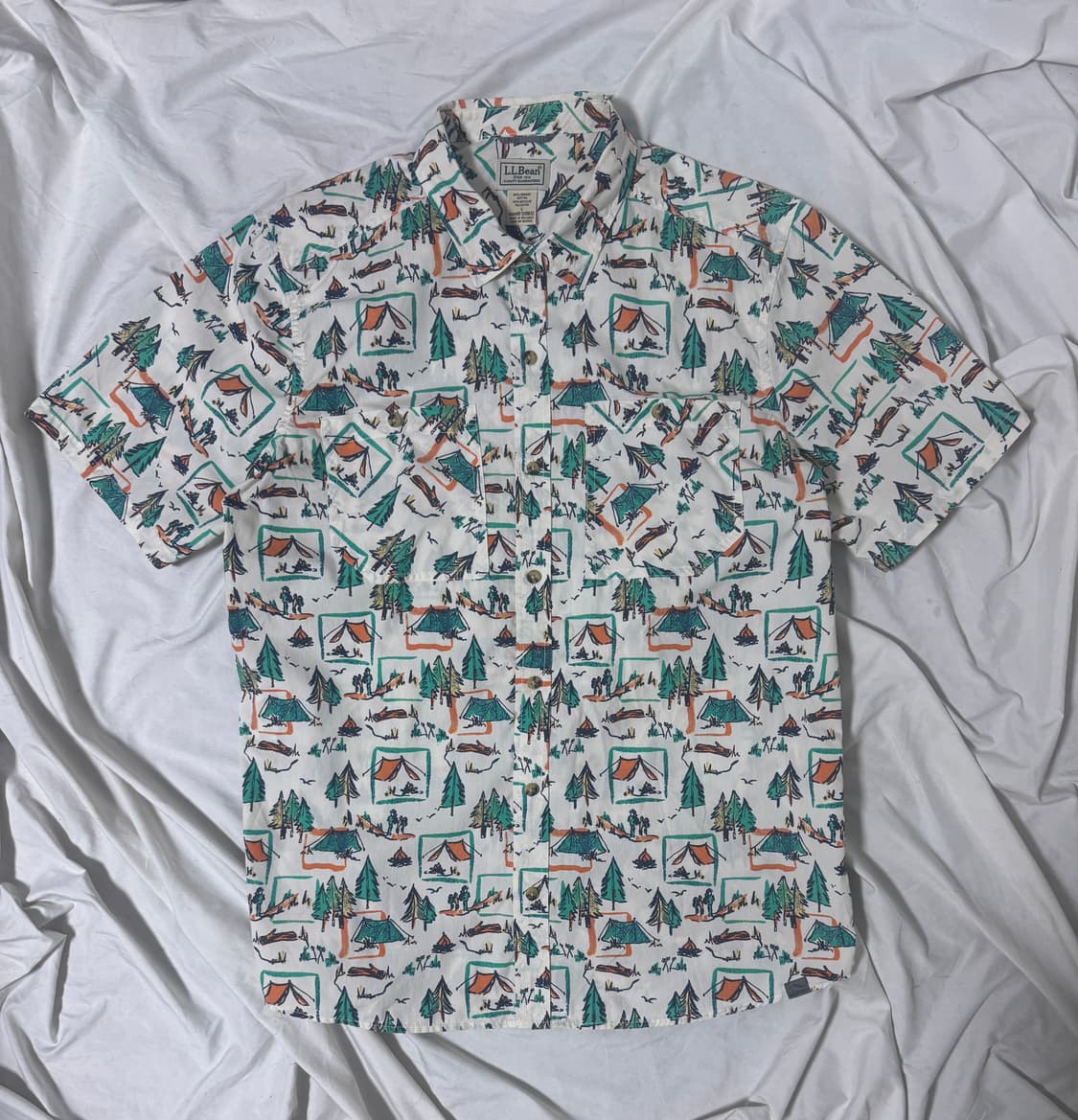 엘엘빈 캠프 패턴 셔츠 상품이미지1