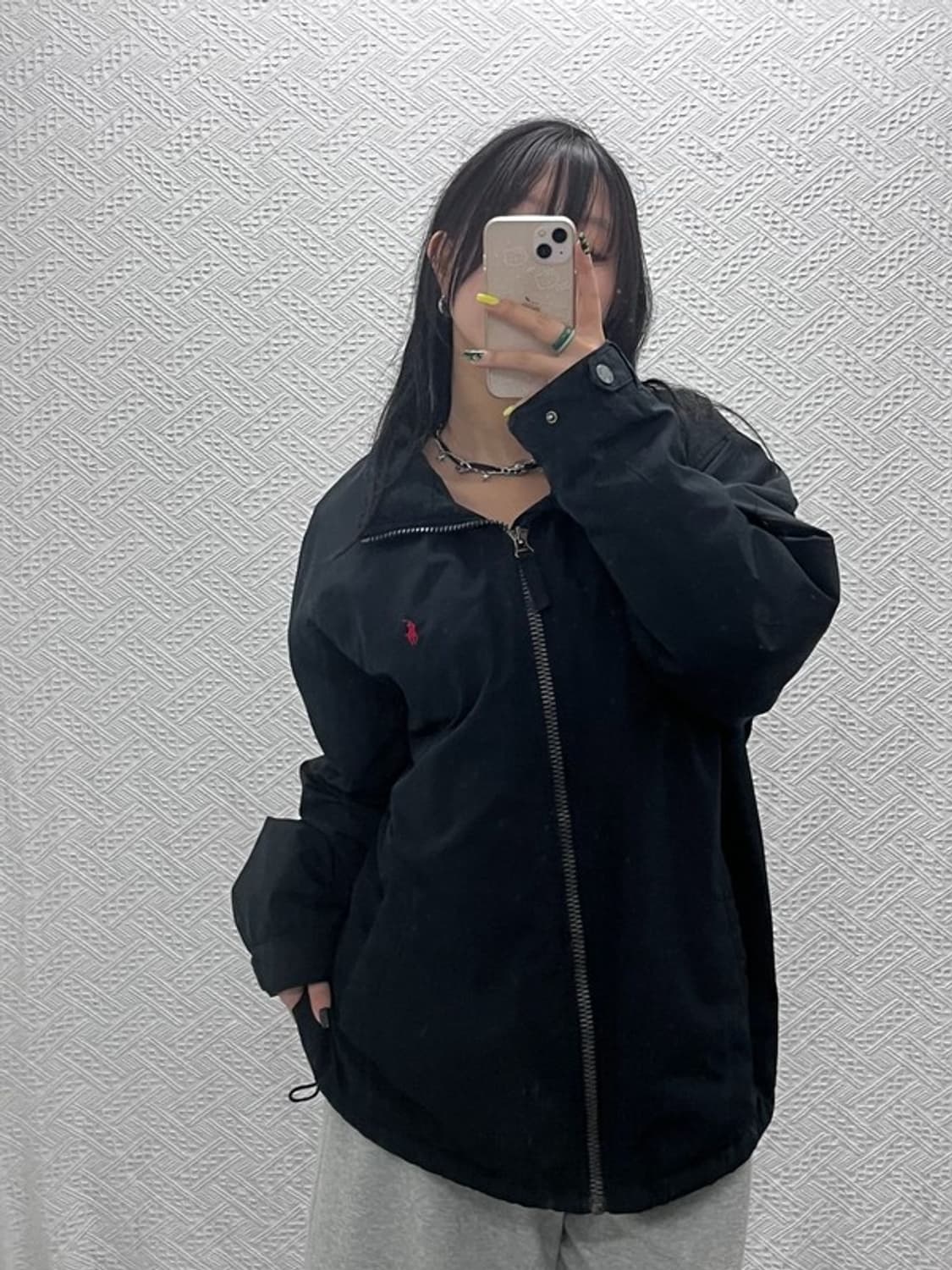 폴로 랄프로렌 베이직 모던 캐주얼 바람막이 기모 자켓 100 C07490 상품이미지2