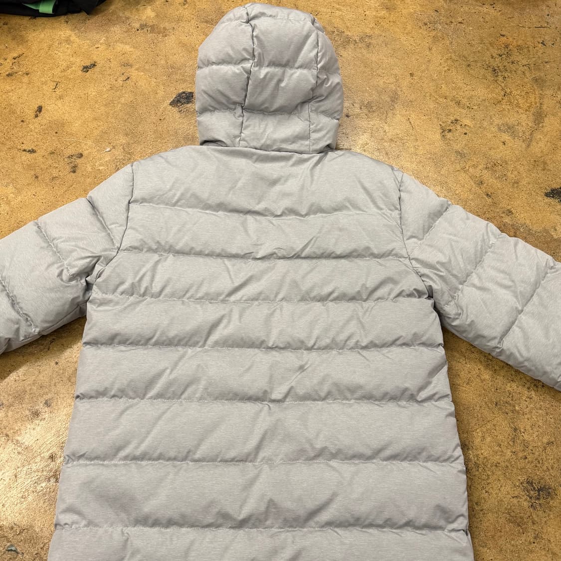 [정품/100] 아디다스 메시 경량 패딩 회색 양면 b15 상품이미지4