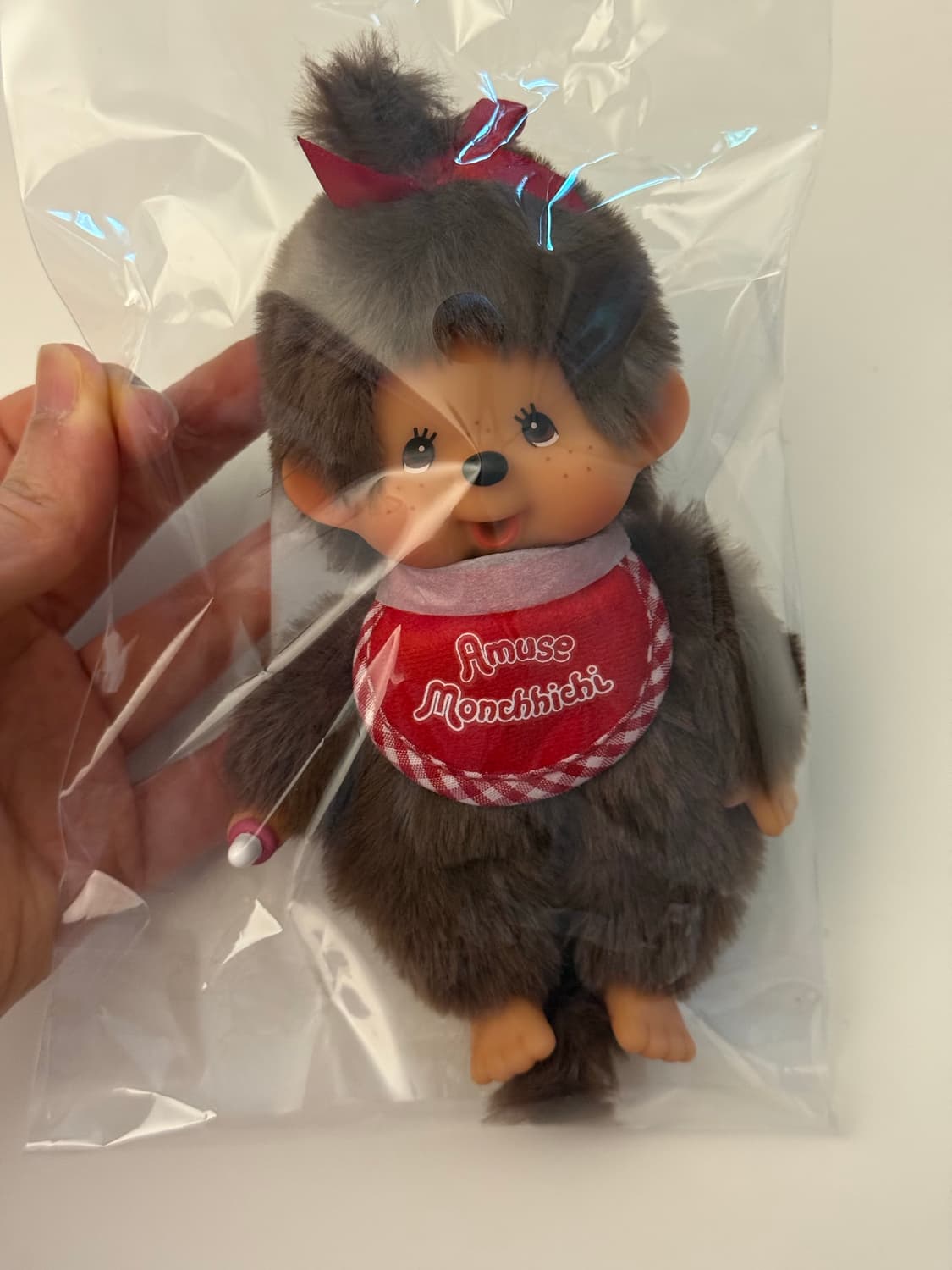 어뮤즈 몬치치 인형 키링(핑크볼체인/희귀) 상품이미지3