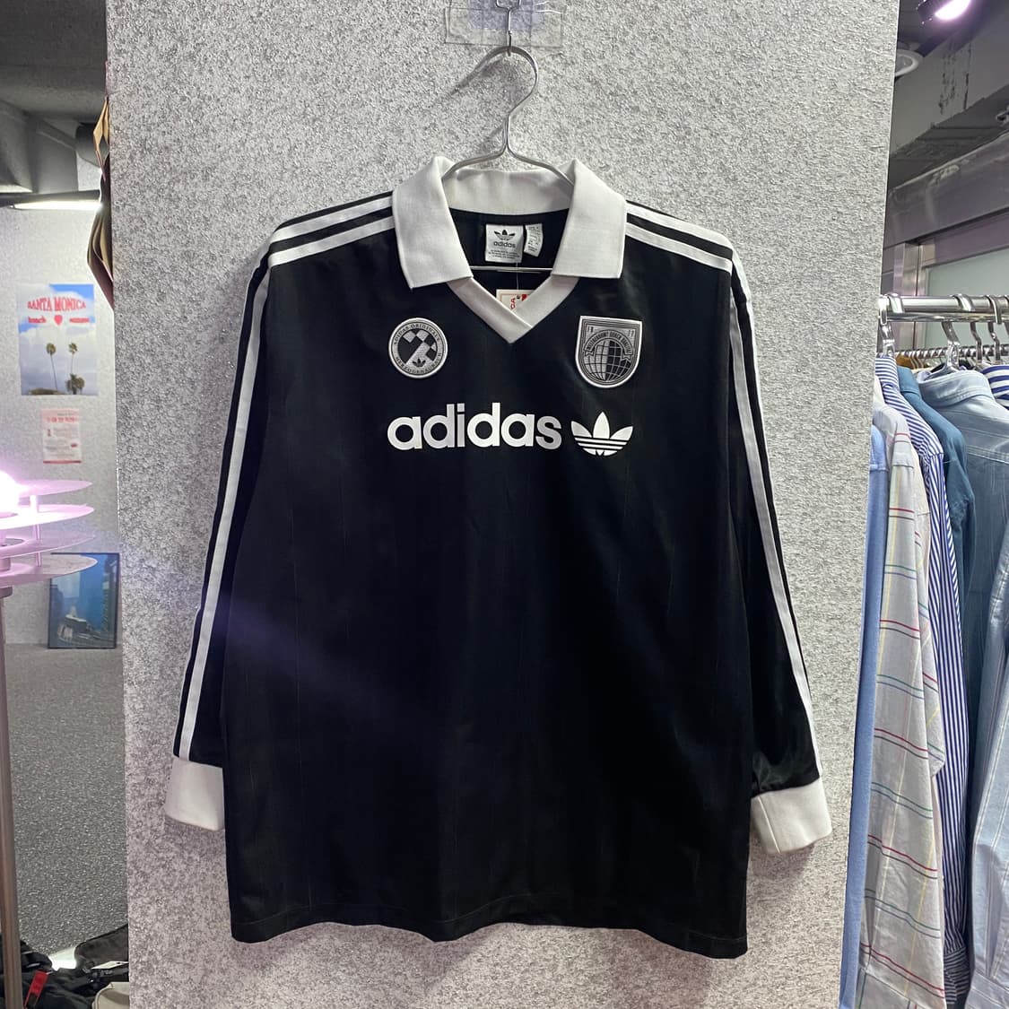 아디다스 풋볼 롱슬리브 블랙 티셔츠 B4211 상품이미지2