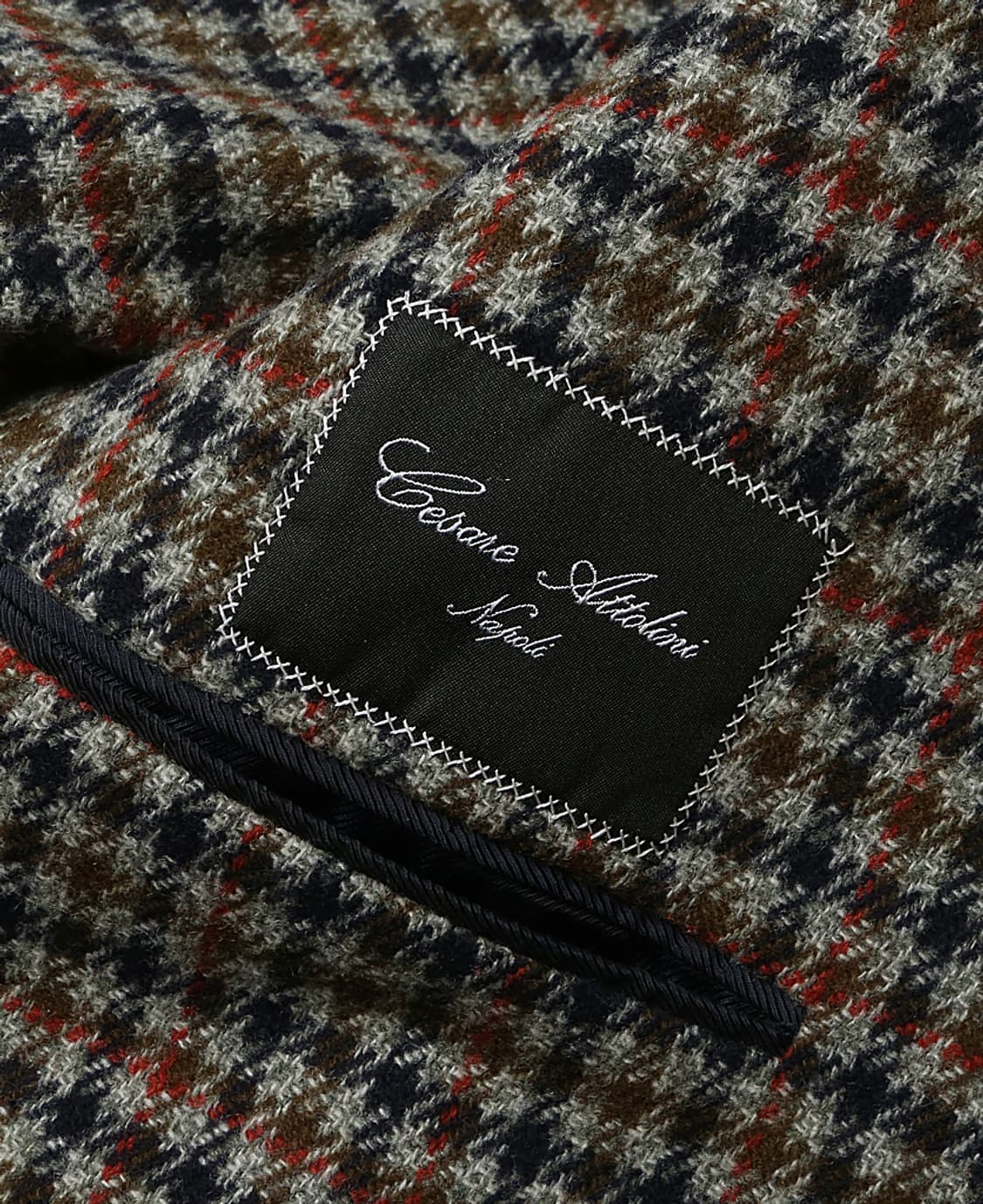 체사레 아톨리니 [Cesare Attolini] 멀티 체크 캐시미어 자켓 상품이미지8