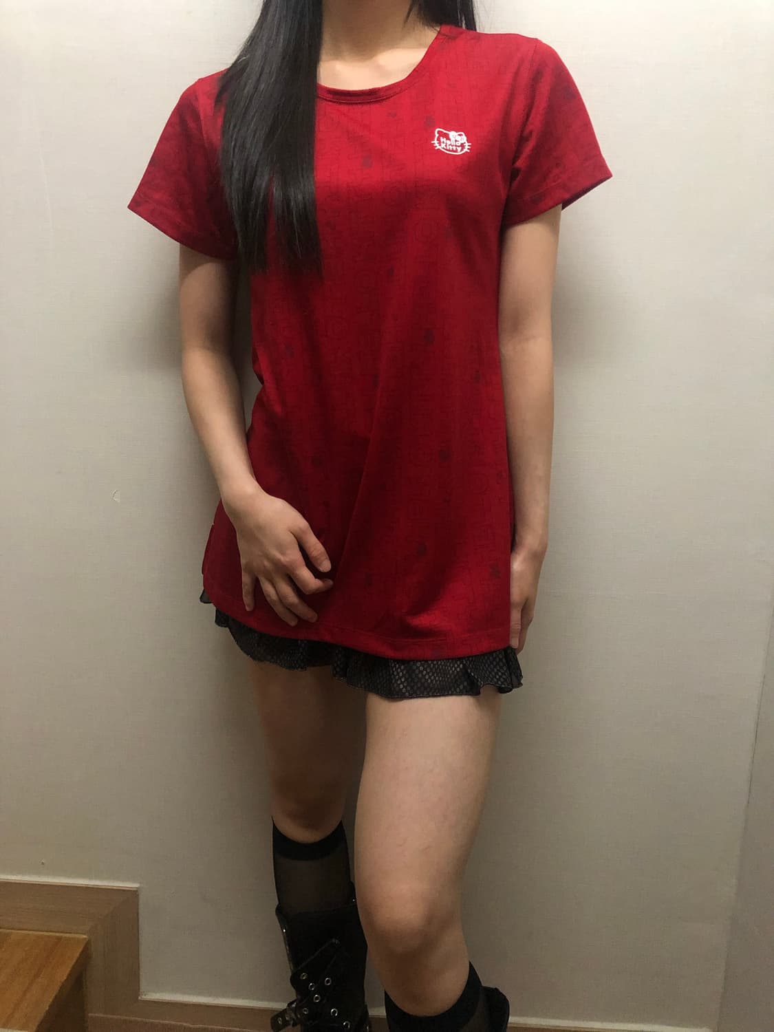 빈티지 헬로키티 레드 티셔츠 상품이미지6