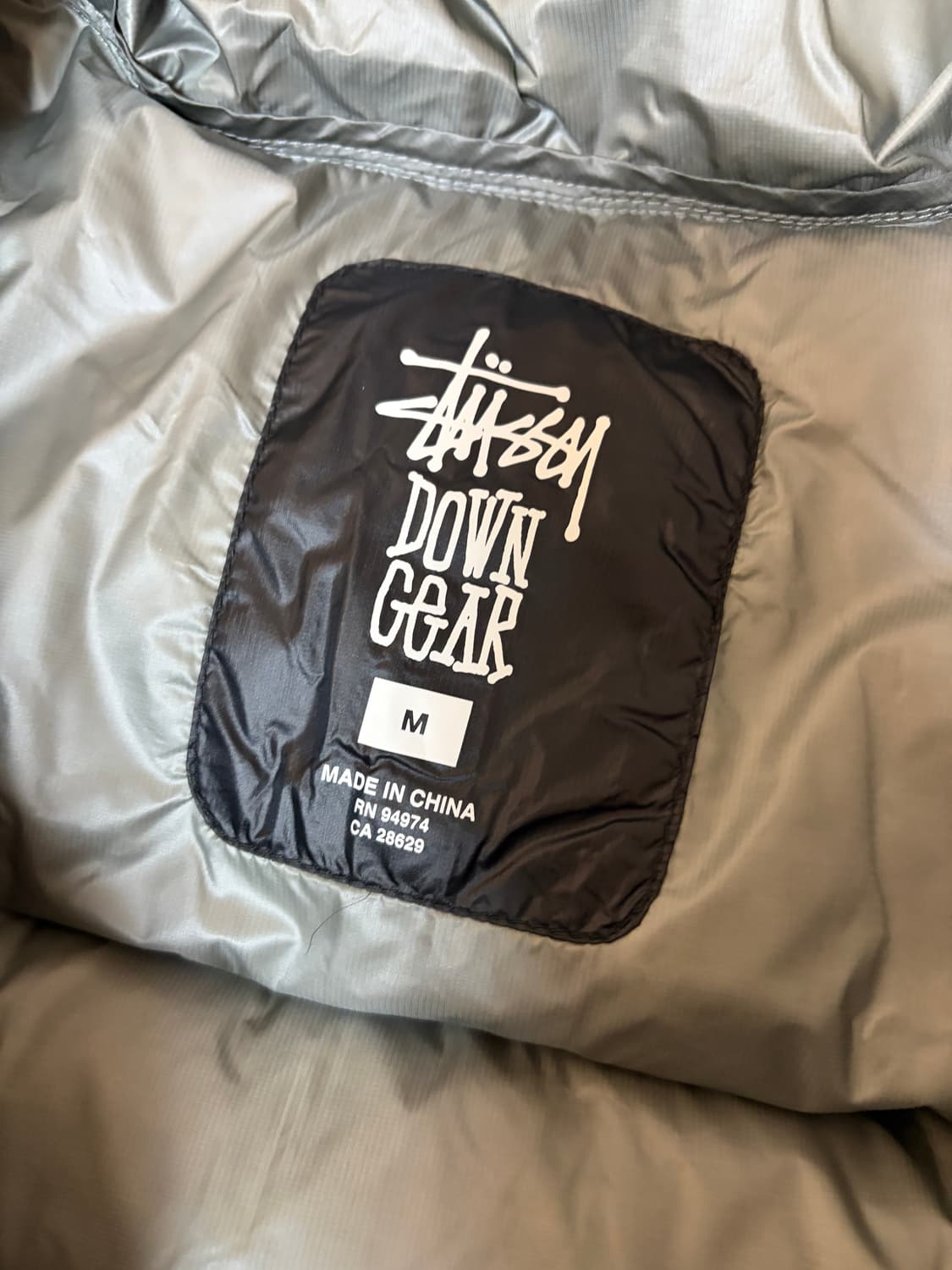 스투시 마이크로 립스탑 팬텀블랙 M사이즈 새상품급 상품이미지3