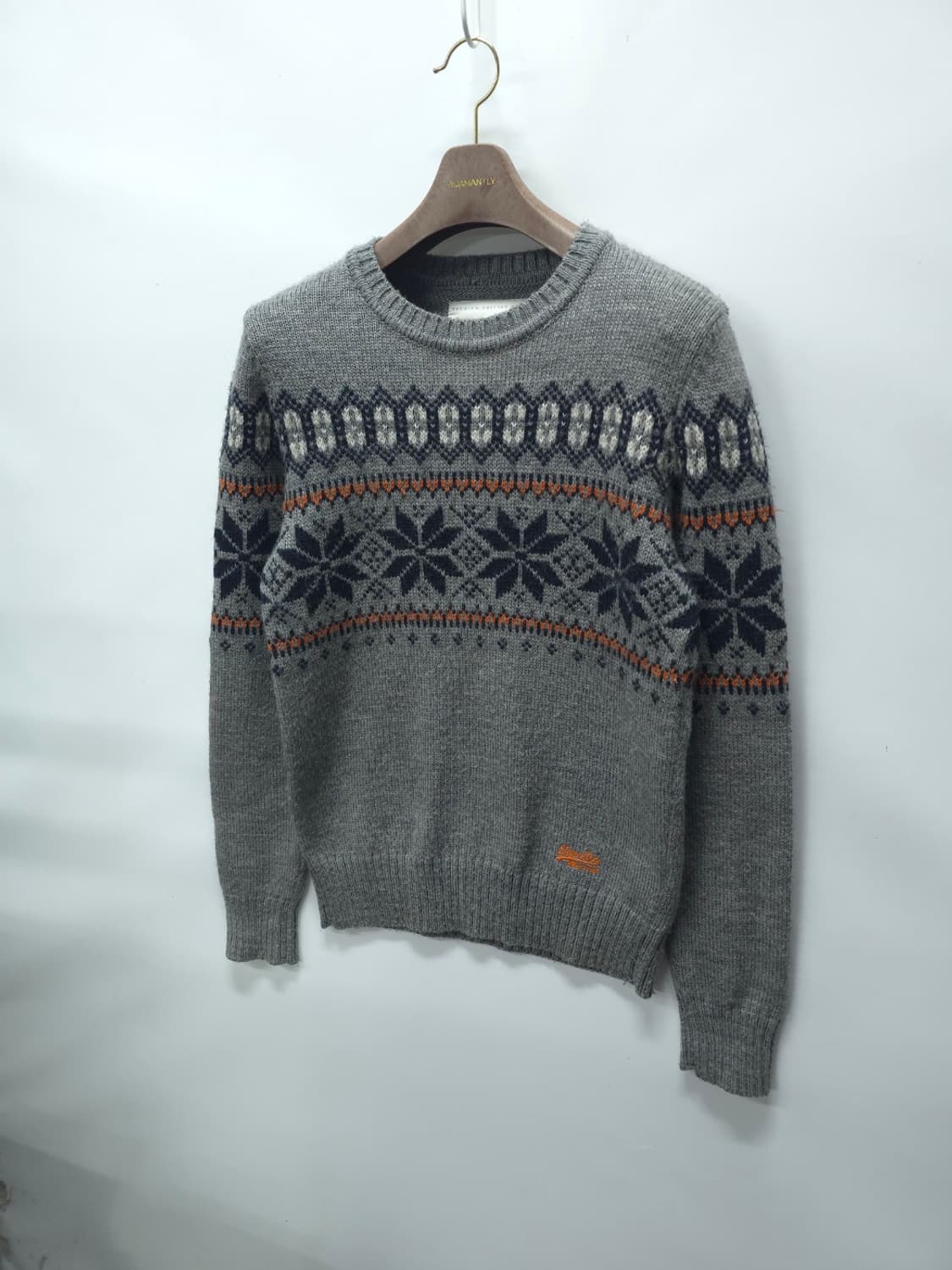 슈퍼드라이(SuperDry) 눈꽃패턴 니트 ( 남100) 상품이미지2