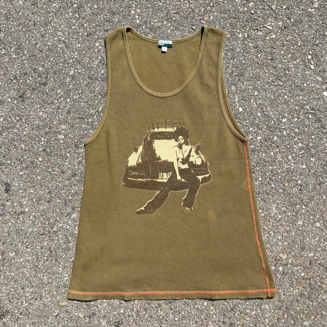 폴스미스 진스 Y2K 와플 탱크탑 상품이미지1