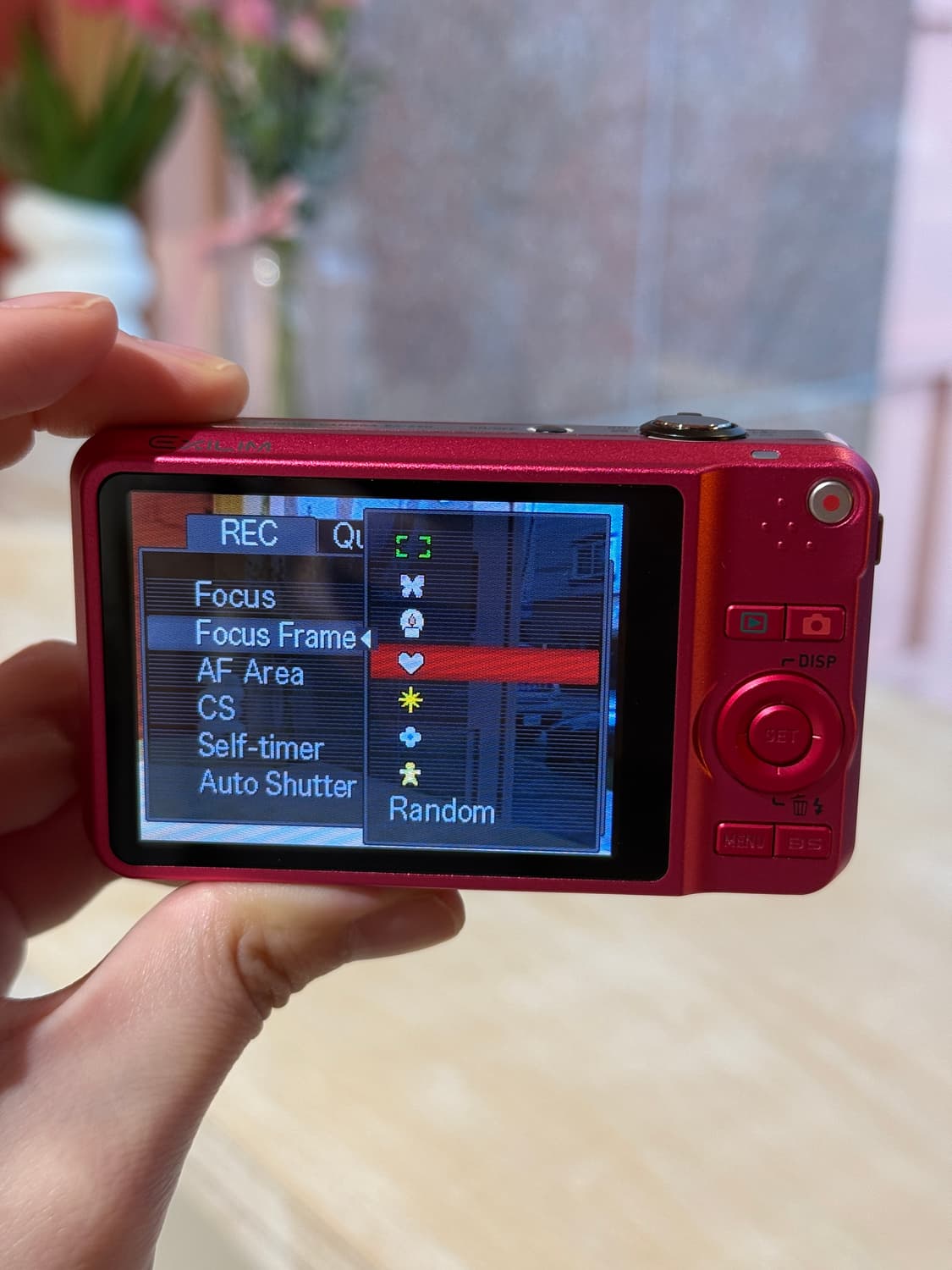 바로사용/작례o) 카시오 엑슬림 ex z90 핑크 상품이미지5