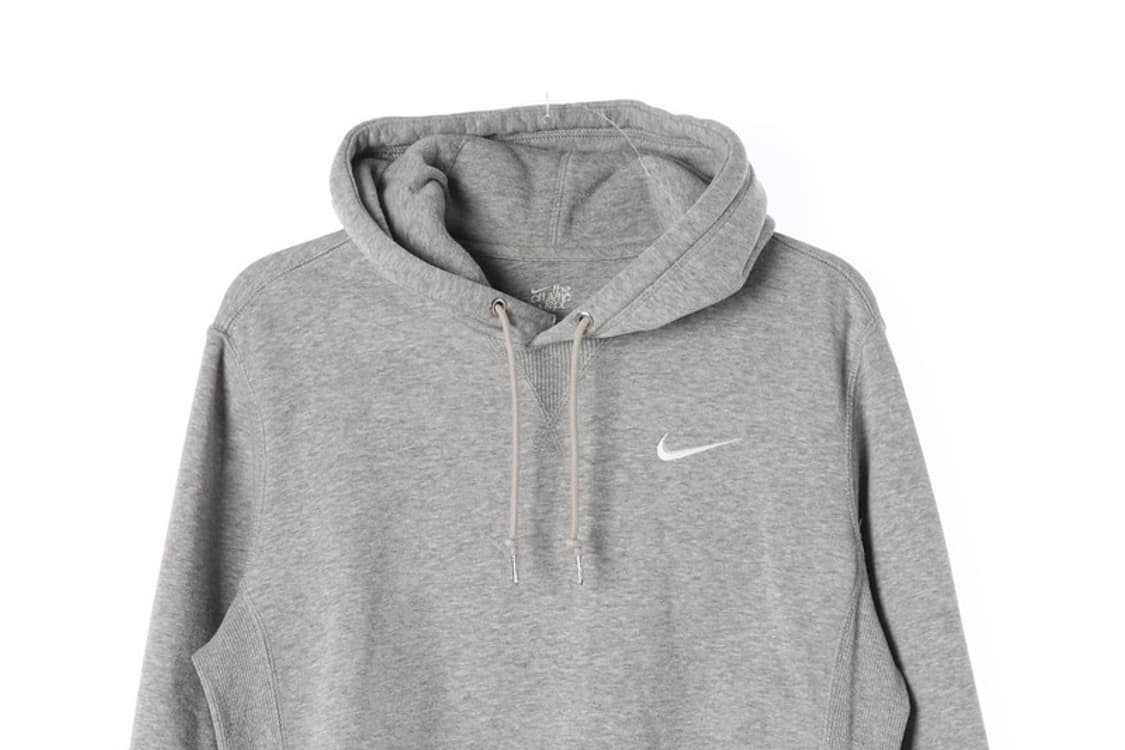 나이키 미니 스우시 그레이 기모 후드티 S 상품이미지3