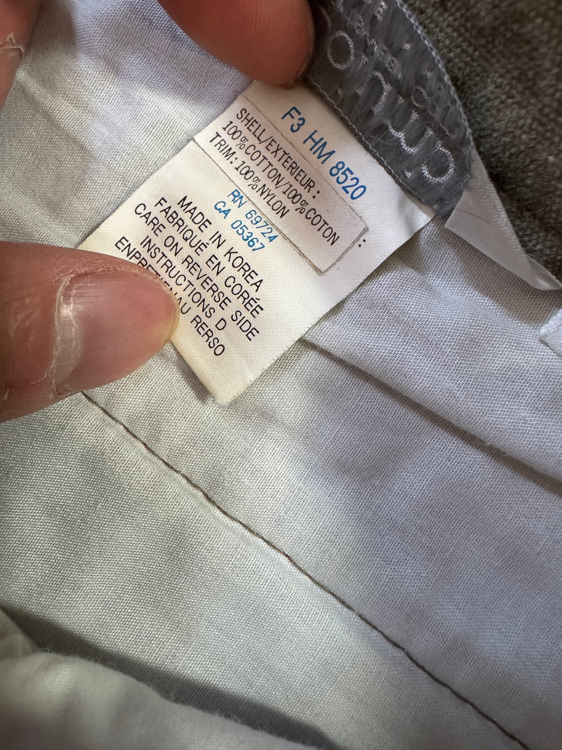 희귀!! 90s 컬럼비아 빅 사이즈 투톤 베이지 워크팬츠 37.7인치 상품이미지4