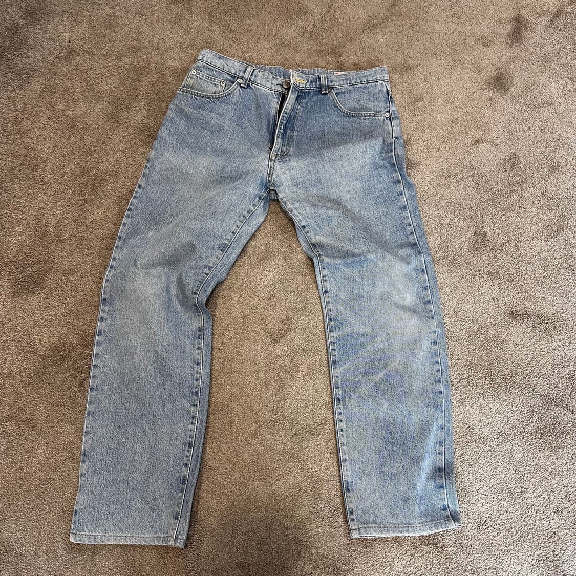 랭글러 프리미엄 레드텝 연청 데님 팬츠(32) 상품이미지1