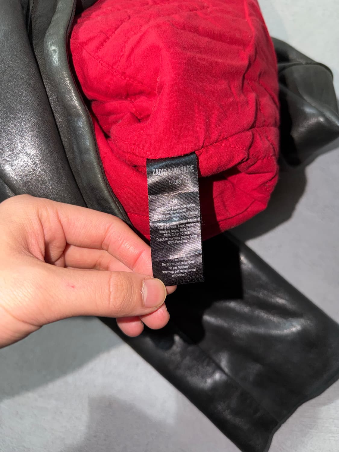 쟈딕앤볼테르 램스킨 라이더 자켓 상품이미지6