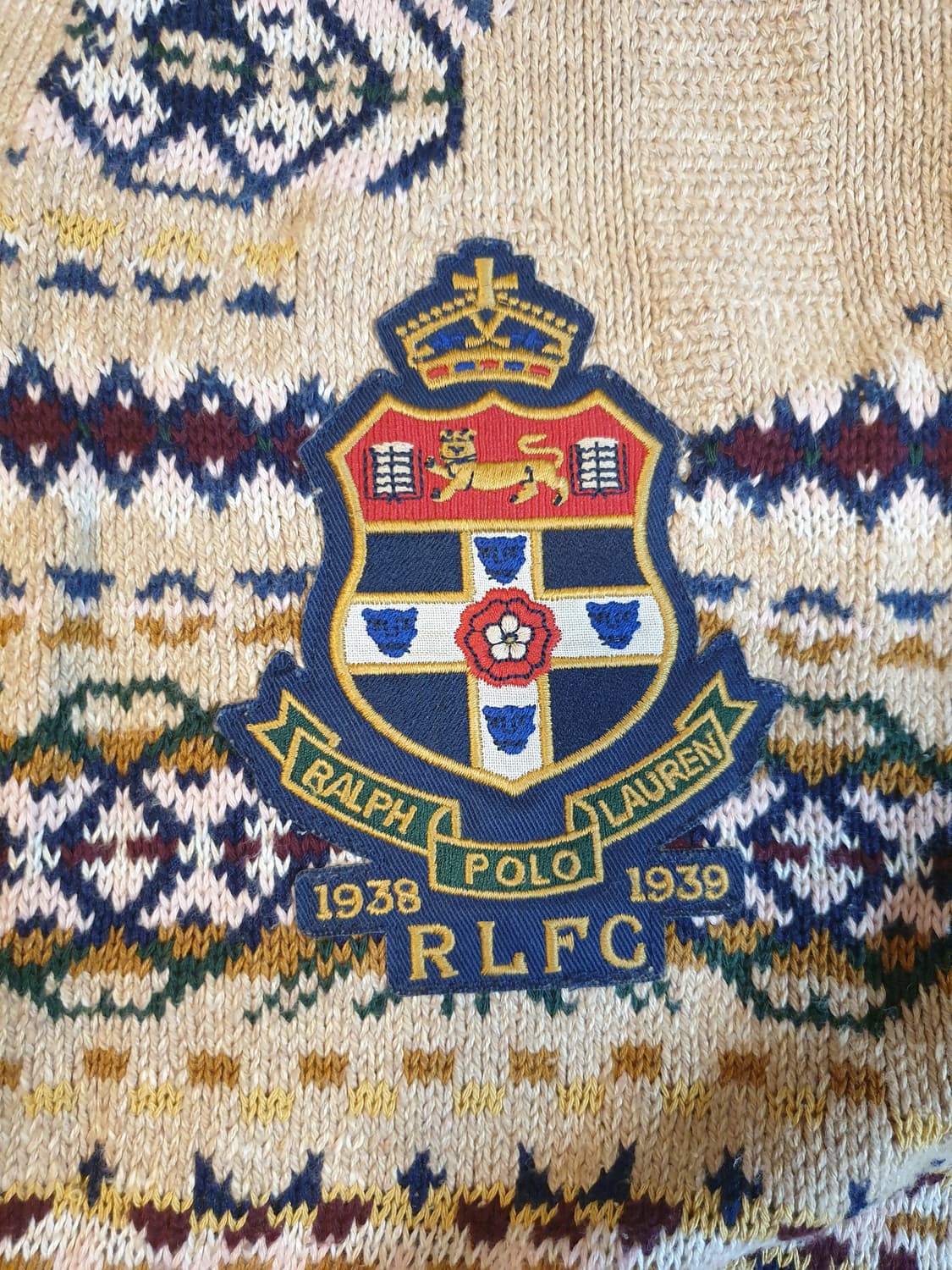 폴로 랄프로렌 페어아일 와펜 디스트로이드 
가디건 L 상품이미지2