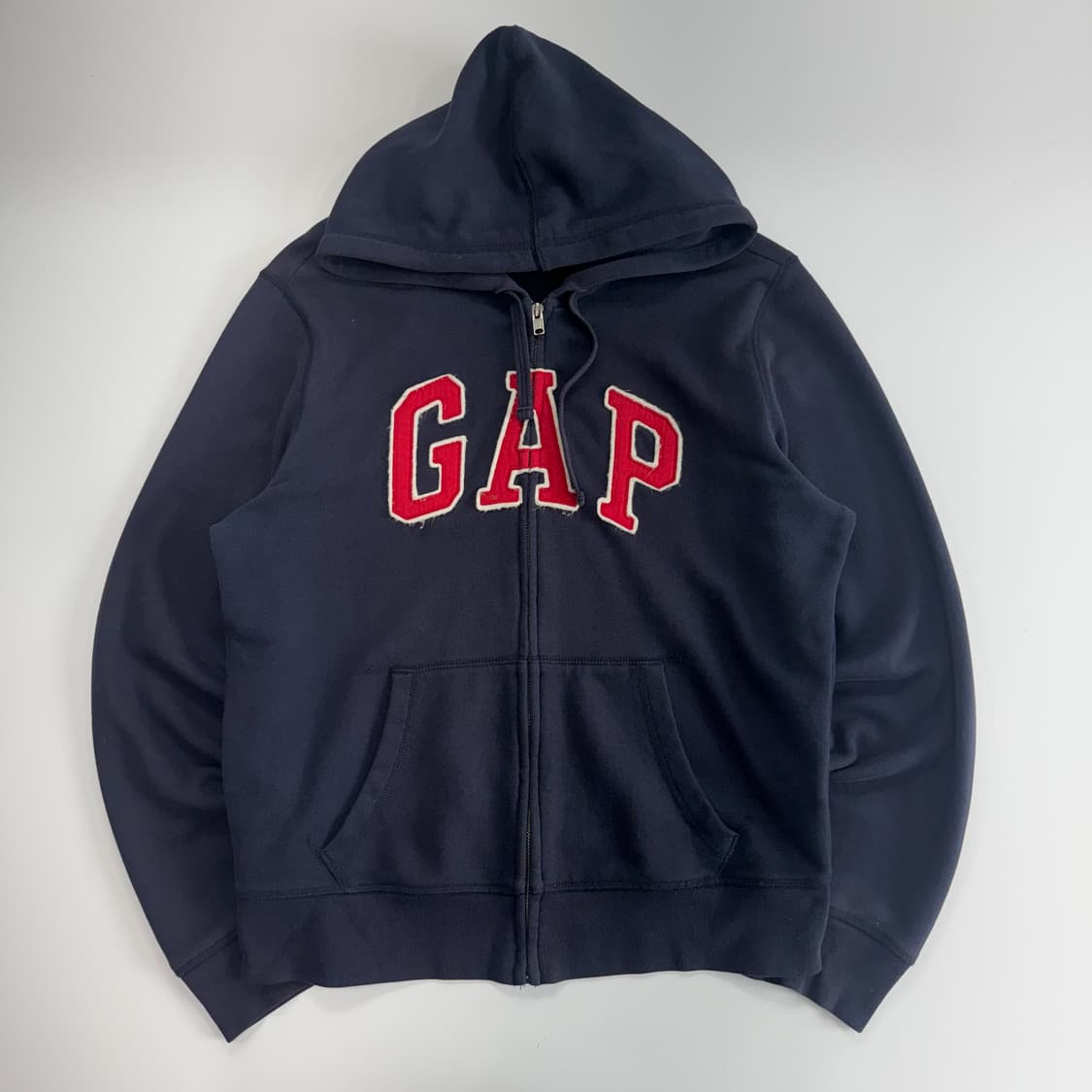 Gap 갭 레드 로고 네이비 후드집업 상품이미지3