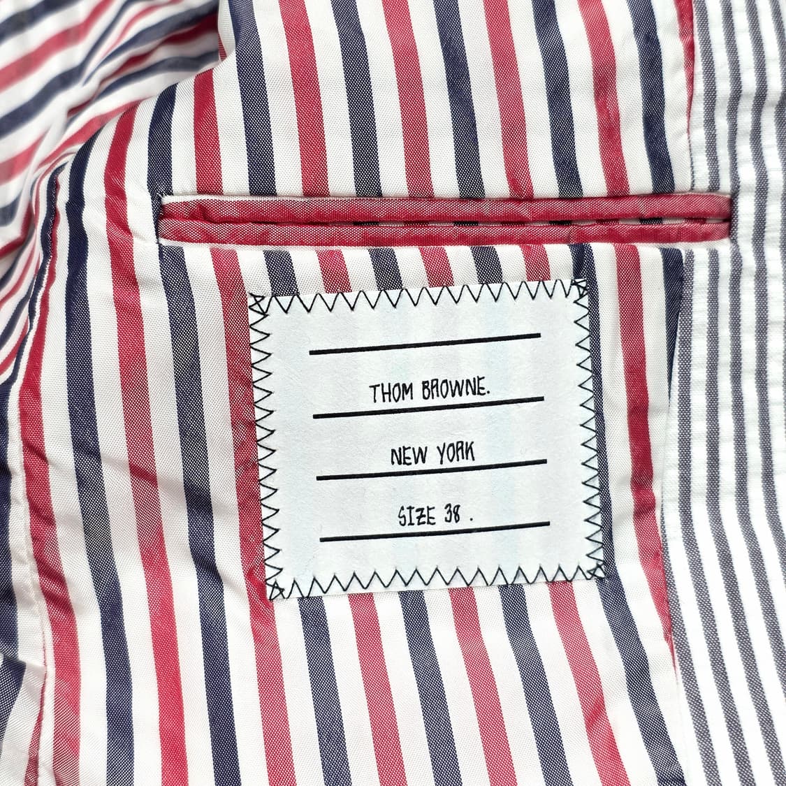 톰브라운 여성 시어서커 블레이저 자켓 상품이미지6