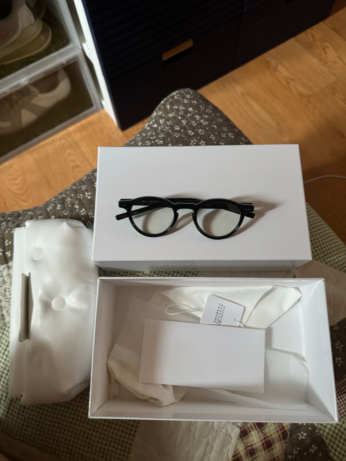 젠틀 몬스터 x 메종 마르지엘라 MM116 블랙 클리어 상품이미지5