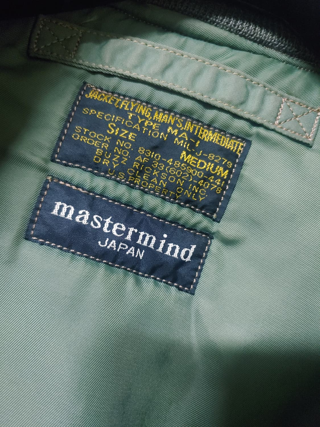 버즈릭슨 MA-1 × 마스터마인드  상품이미지2