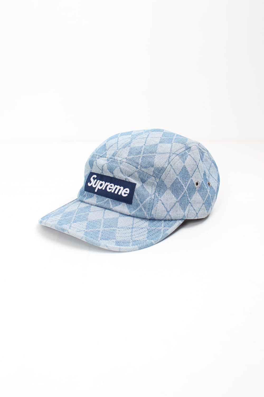 SUPREME 14AW denim argyle cap 상품이미지3