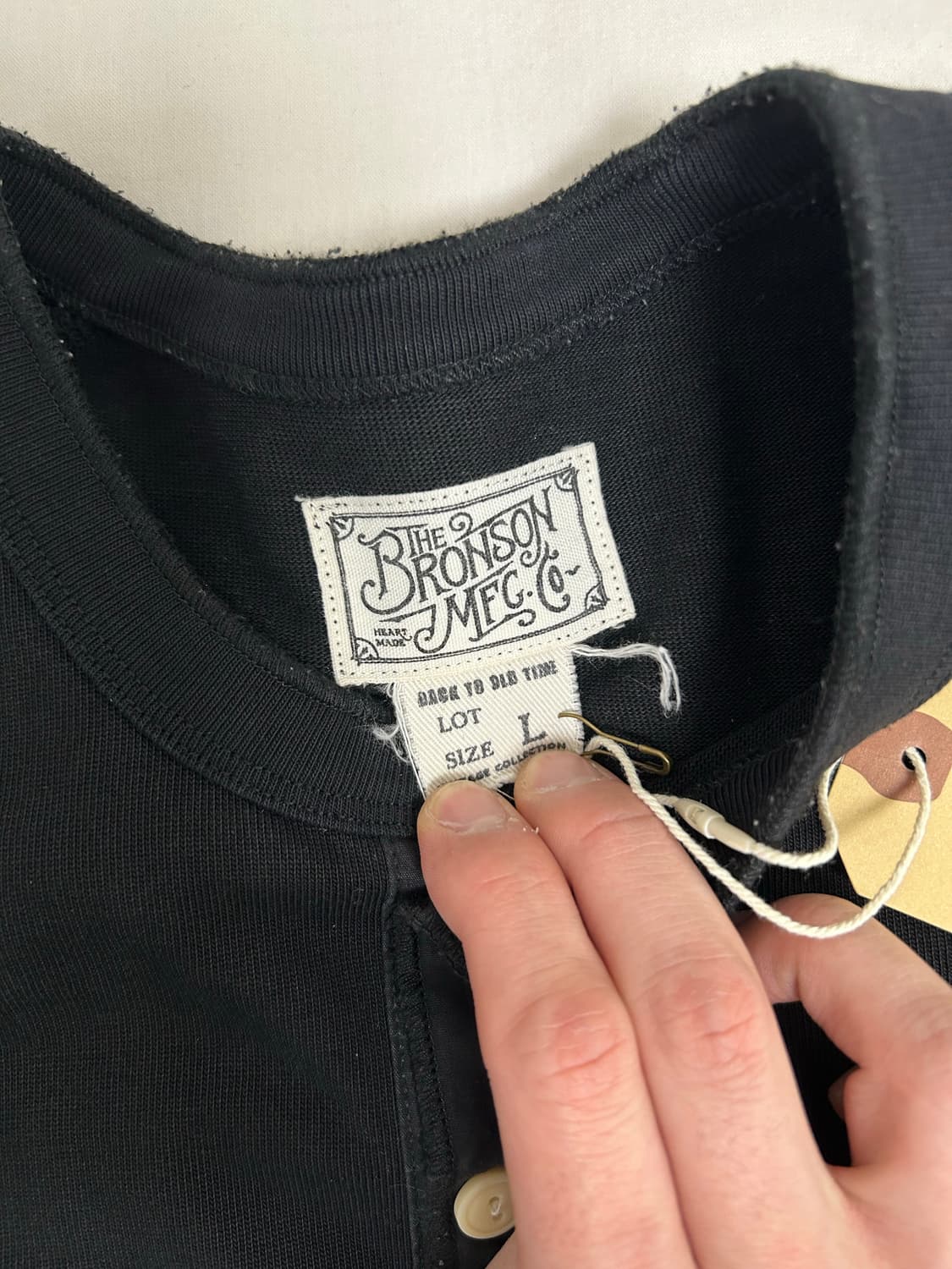 브론슨 헨리넥 긴팔 L 사이즈 상품이미지4