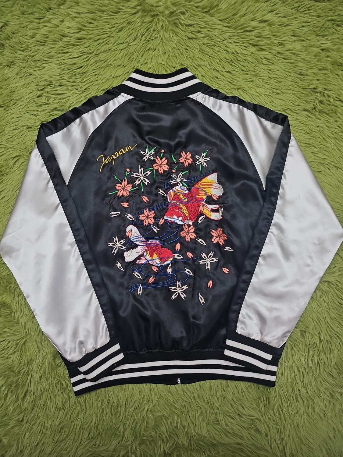 Old Mills 올드밀즈 일본풍 자수 스카잔 점퍼 L 상품이미지7