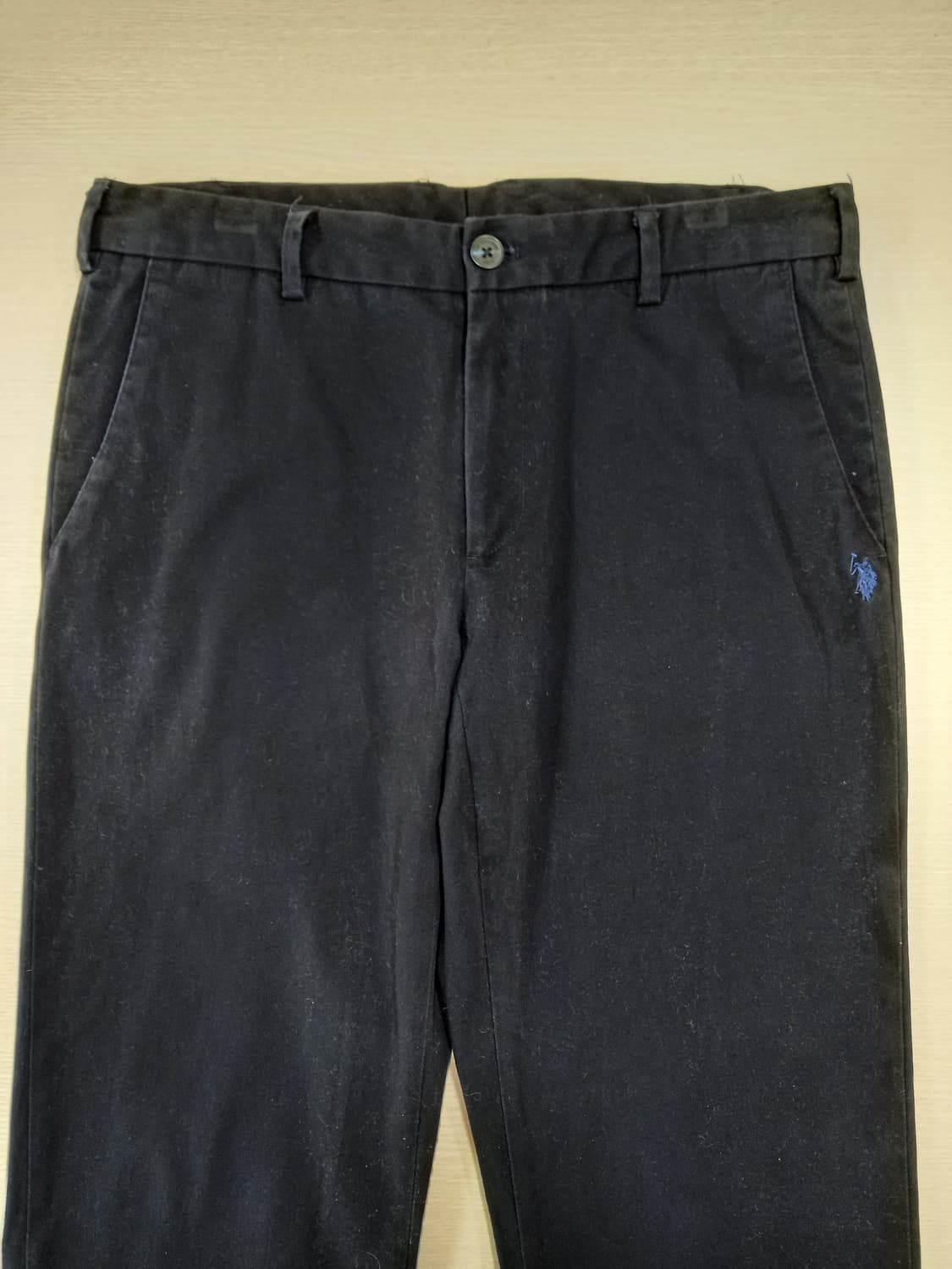 32 US.POLO ASSN 스판 슬림일자 치노 네이비 32-361 상품이미지3