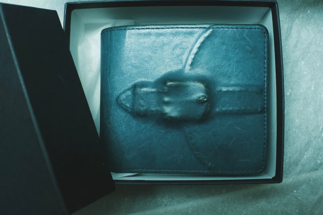 메종 미하라 야스히로 반지갑 블루 상품이미지2