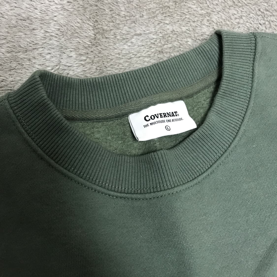 COVERNAT 커버낫 맨투맨 티셔츠 L사이즈 상품이미지2