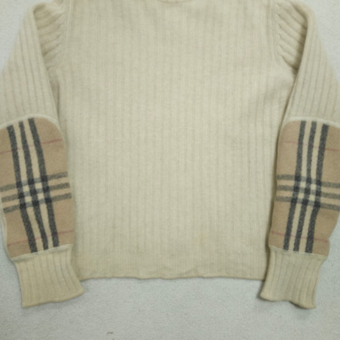 버버리 엘보 패치 메리노울 니트 L 상품이미지4