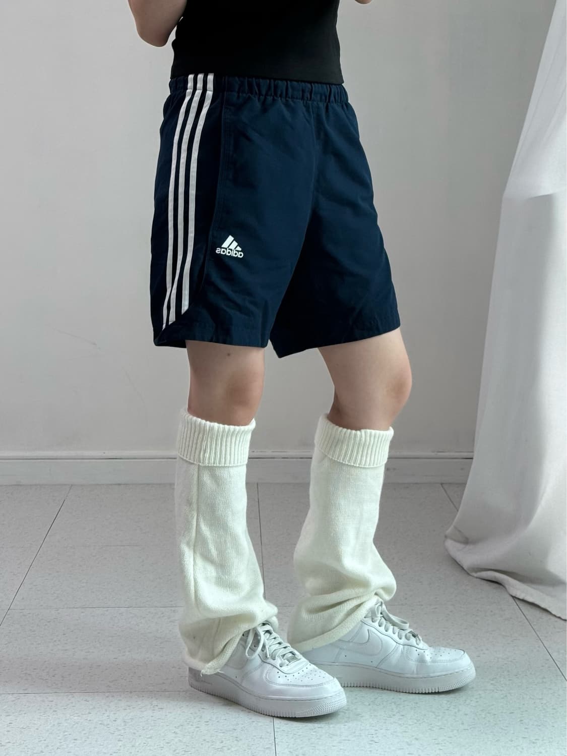 아디다스 네이비 숏팬츠 상품이미지2