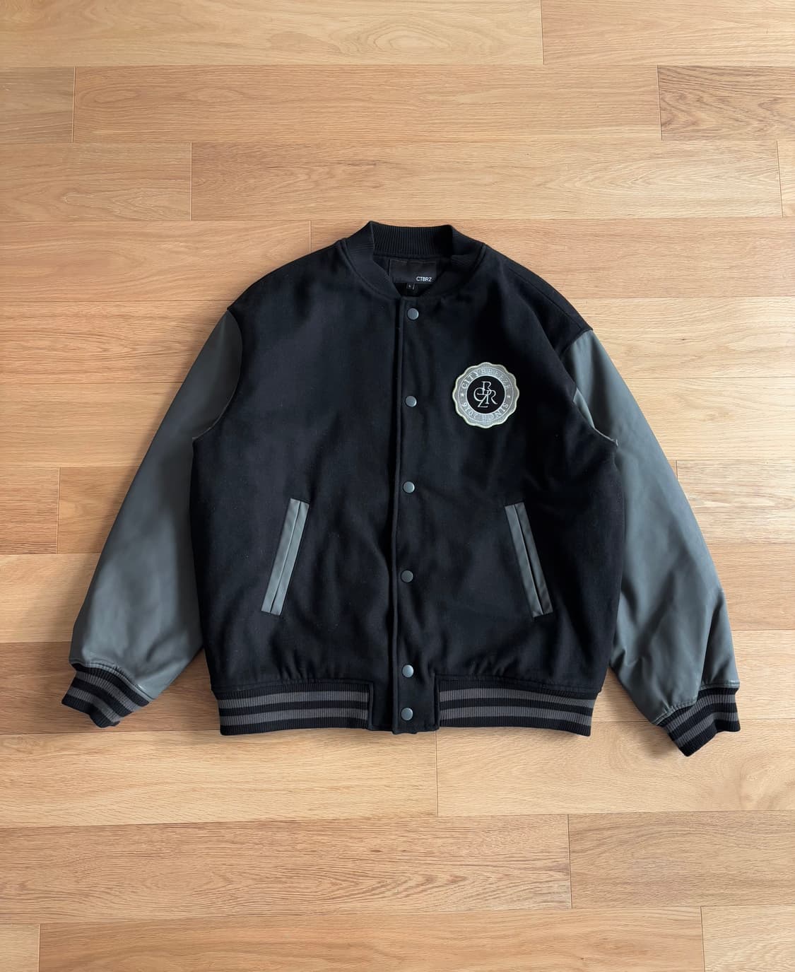 시티브리즈 울 프레피 바시티 자켓 L nct도영 상품이미지4