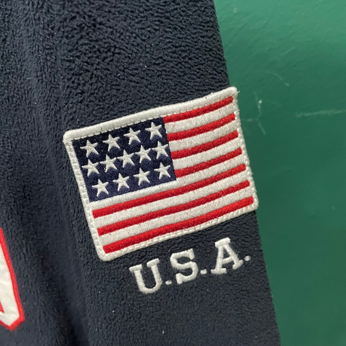 폴로 성조기 후리스반집업 L 상품이미지4