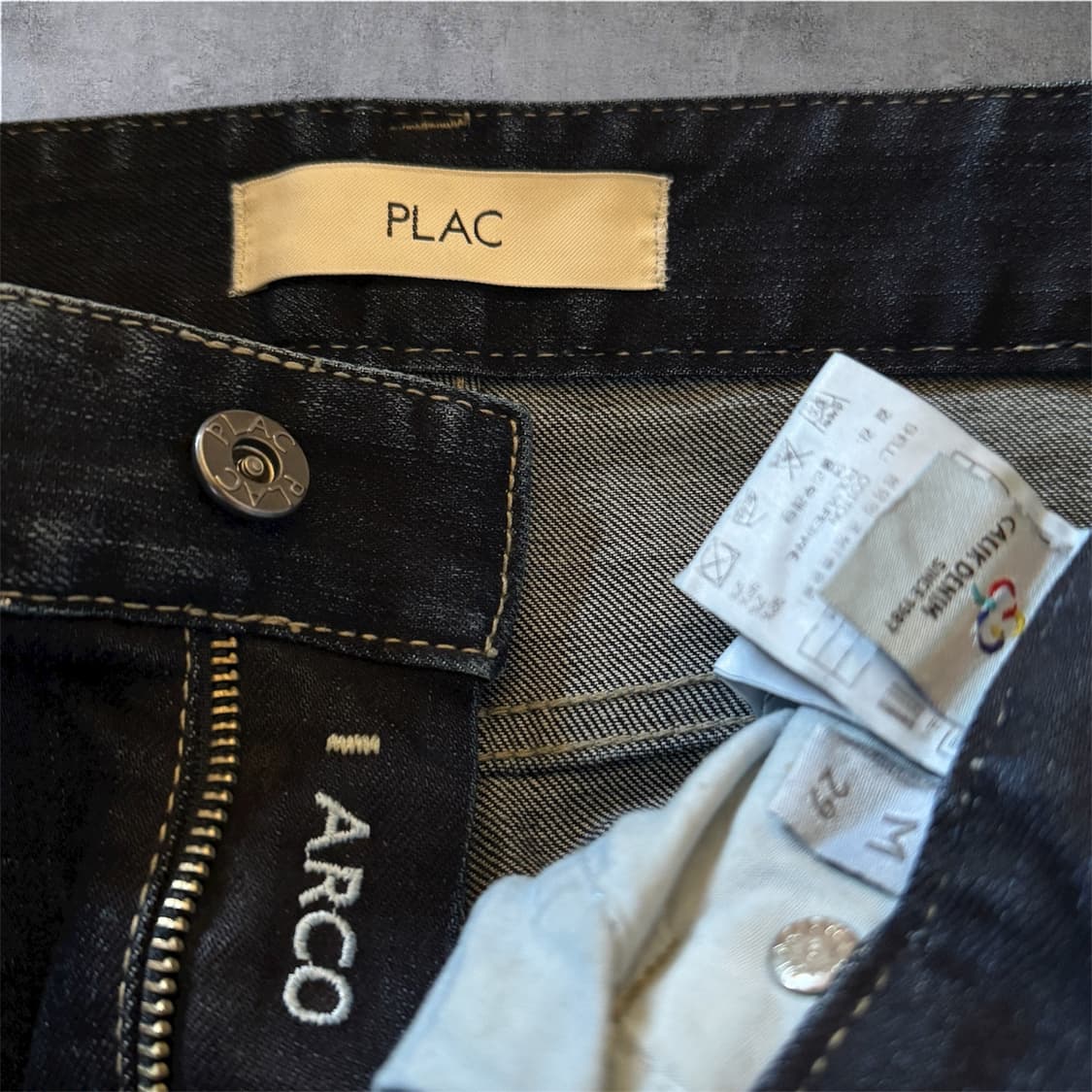 (29) 플랙진 PLAC ARCO 바이크진 워싱 데님 청바지 데미지진 상품이미지3