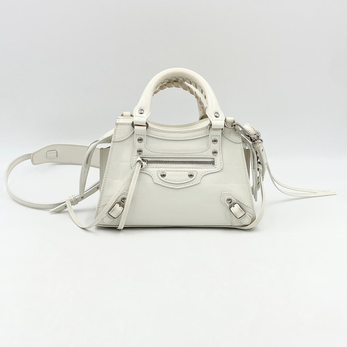 발렌시아가 네오카골 크로커다일 화이트 상품이미지1