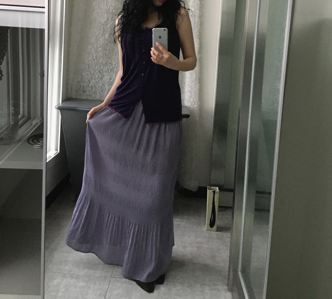 shirring long skirt 상품이미지5