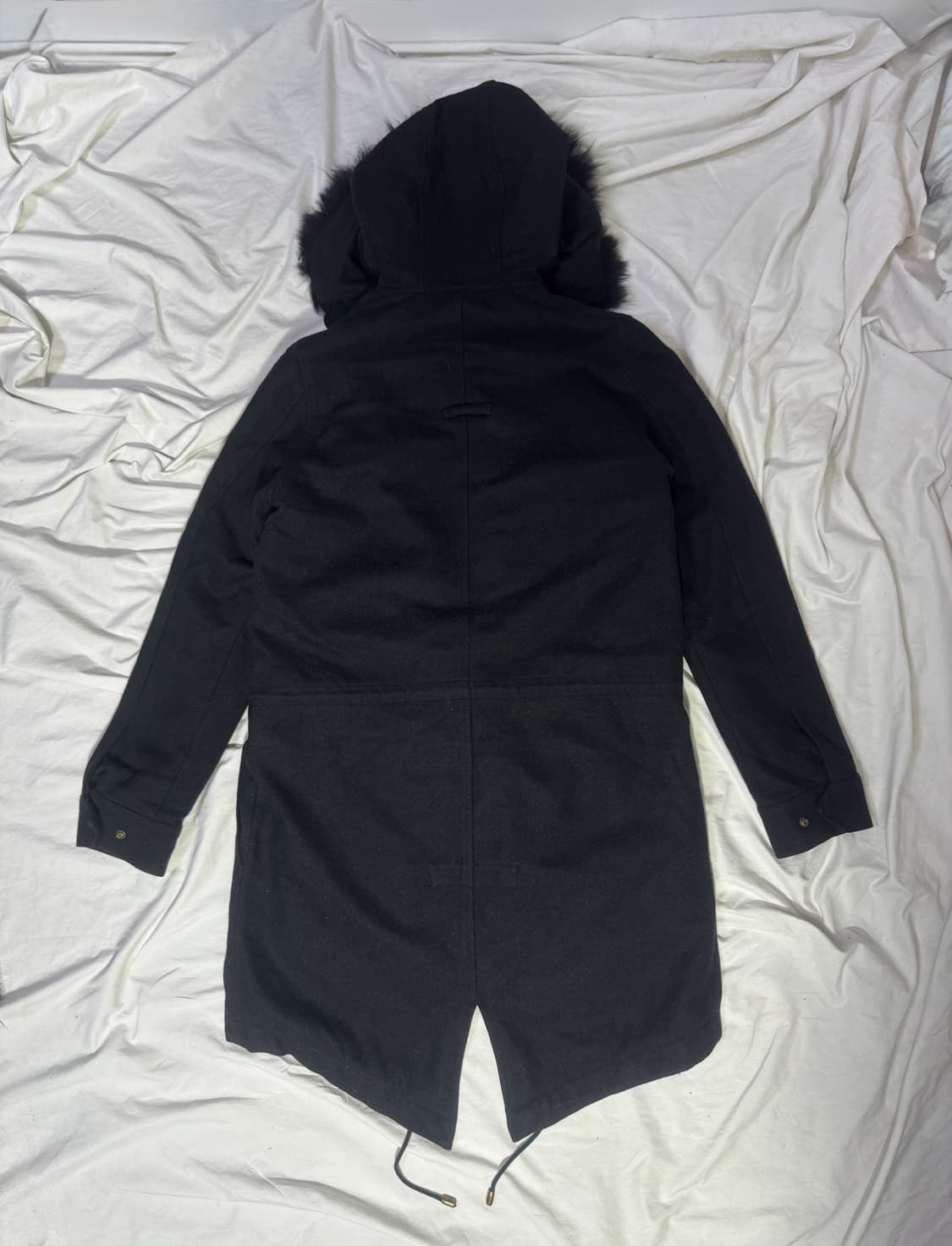 No id 멜튼 울 M-51 파카 y2k vkei 토네이도마트 밀리터리 상품이미지3