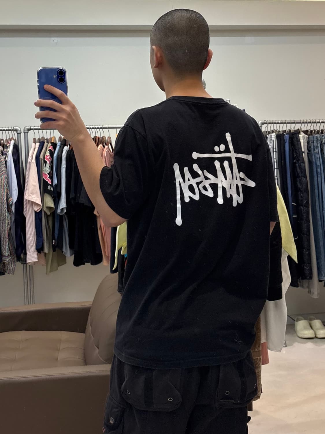 스투시 베이직 로고 티셔츠  상품이미지6