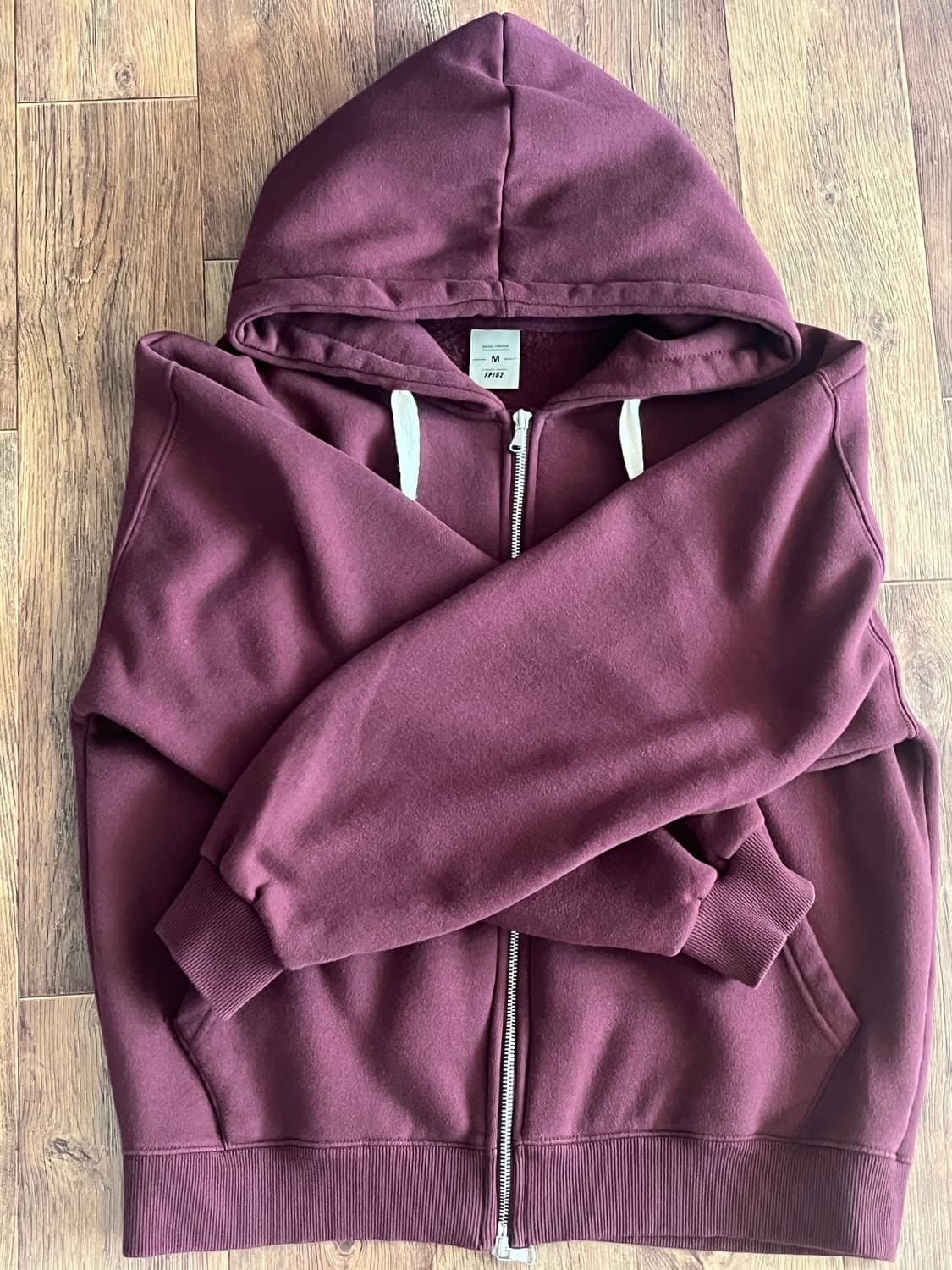 페플 유스풀 벌룬 후드집업 버건디 SJHD1327 상품이미지2