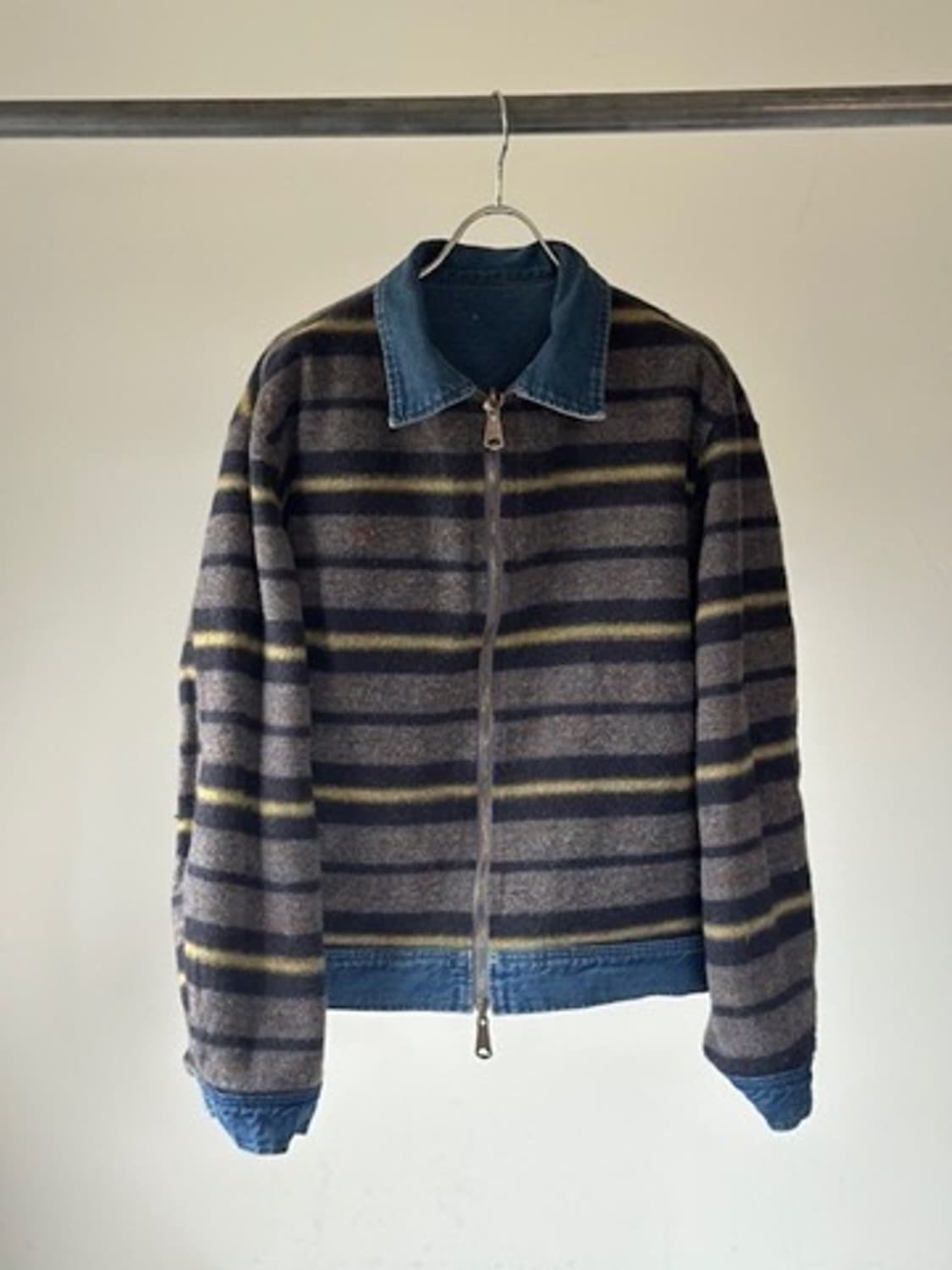 [4사이즈] 캐피탈 마리아 데님 라이닝 리버시블 집업 상품이미지2