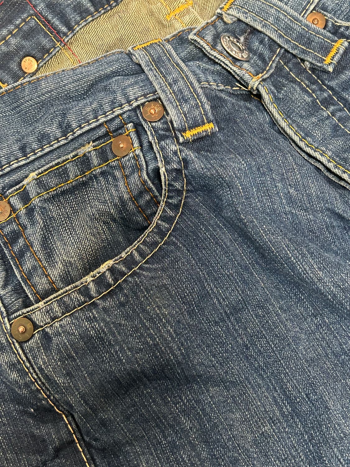 00s 빈티지 리바이스 레드 신치백 데님팬츠 상품이미지3