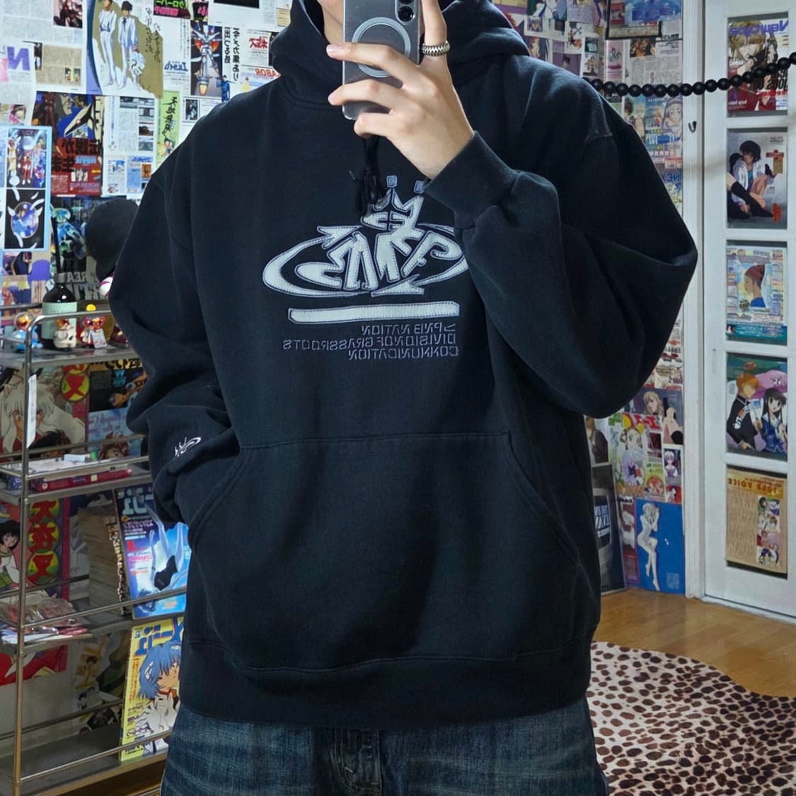 피엔비 네이션 홀드스쿨 기모 후드티 상품이미지1