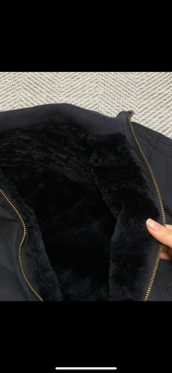 빈티지 아디다스 미시엘리엇 리버시블 블랙 퍼 점퍼 상품이미지7