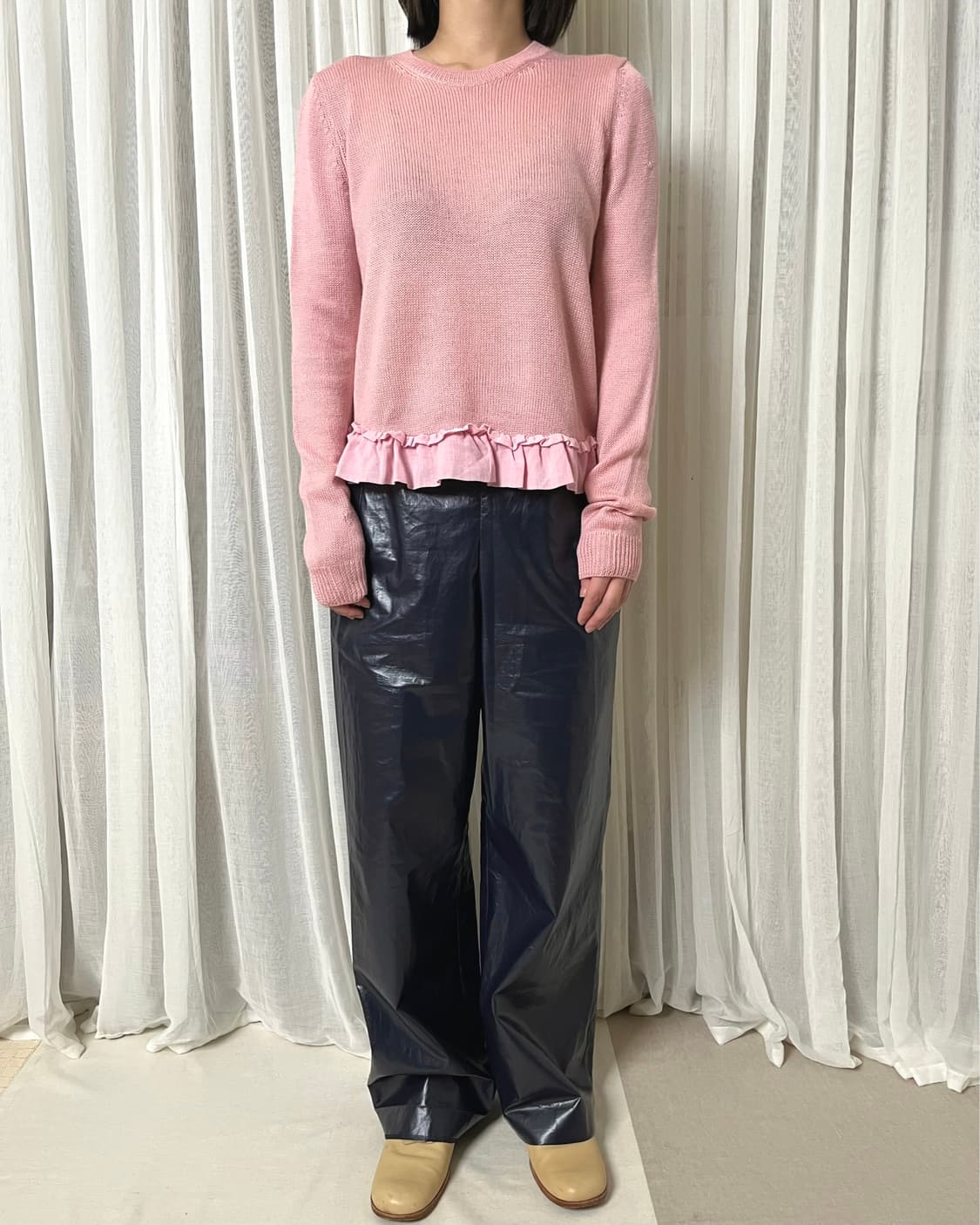 미우미우 러플 울 니트 miu miu 스웨터 상품이미지7