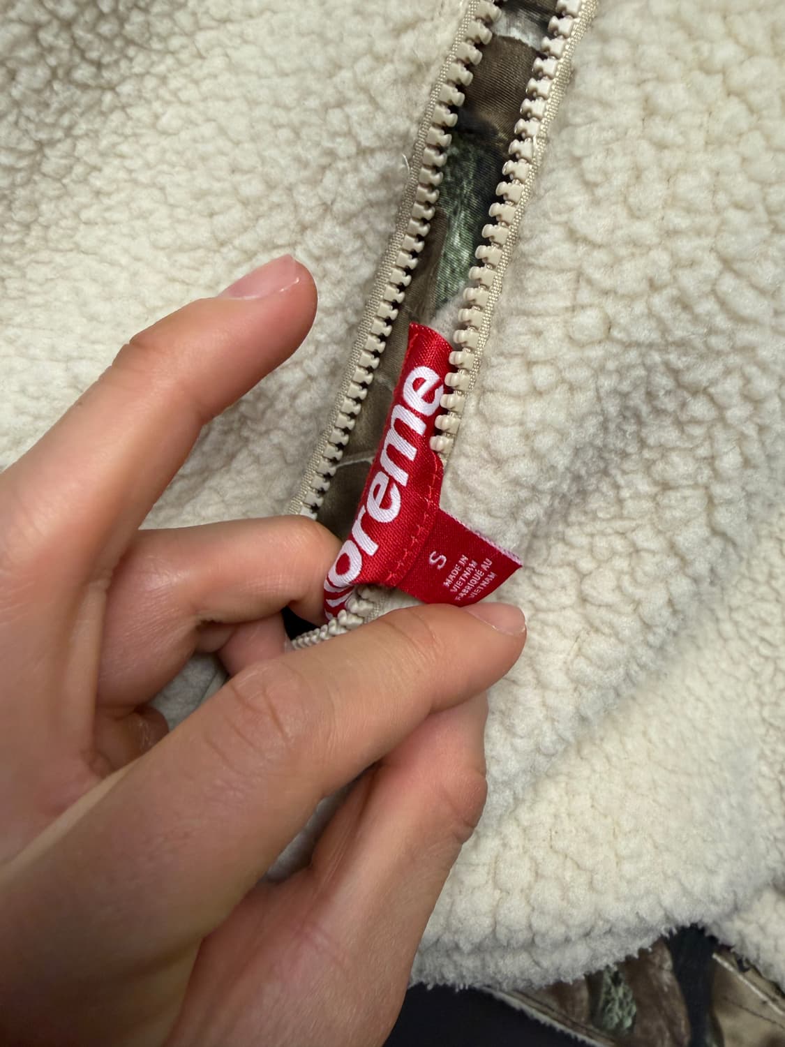 슈프림 폴라텍 셔링 리버시블 풀오버 S사이즈 상품이미지8