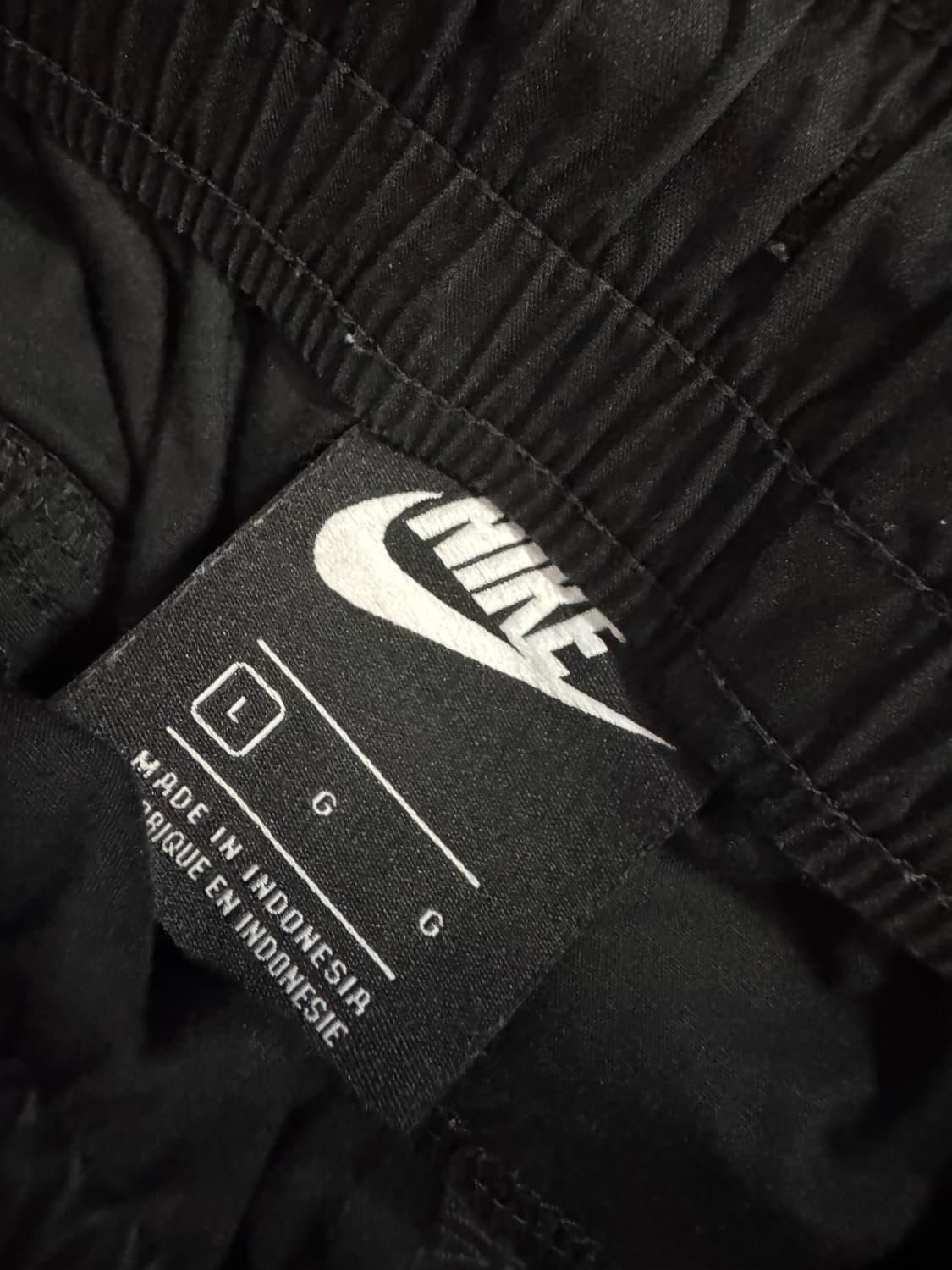 나이키 Nike 포켓 스우시 밴딩 카고 팬츠 블랙 L 상품이미지3