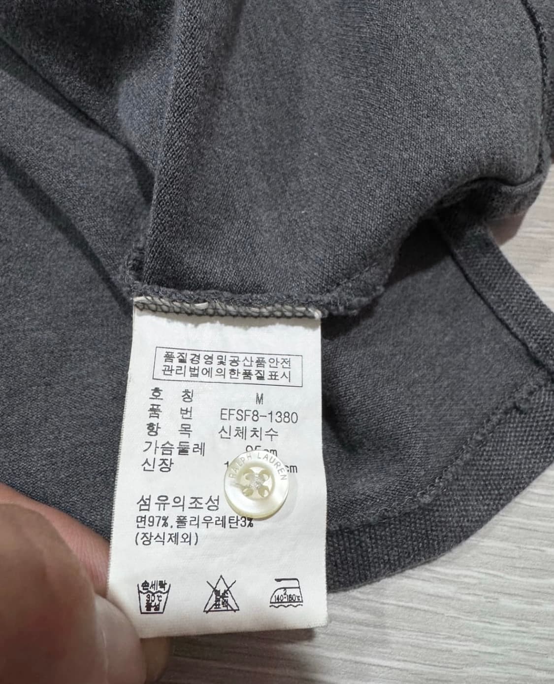 폴로 랄프로렌  퍼플 빅포니 카라티 상품이미지4